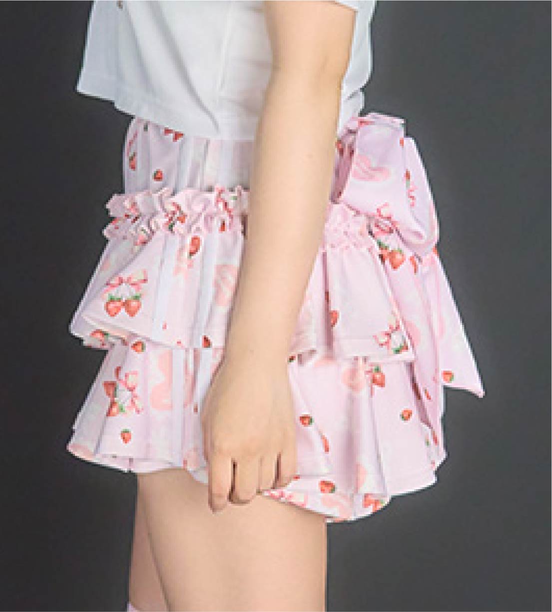 ティアード　スコート(Tierd skort)-046 予約販売受付中　7月下旬お届け予定