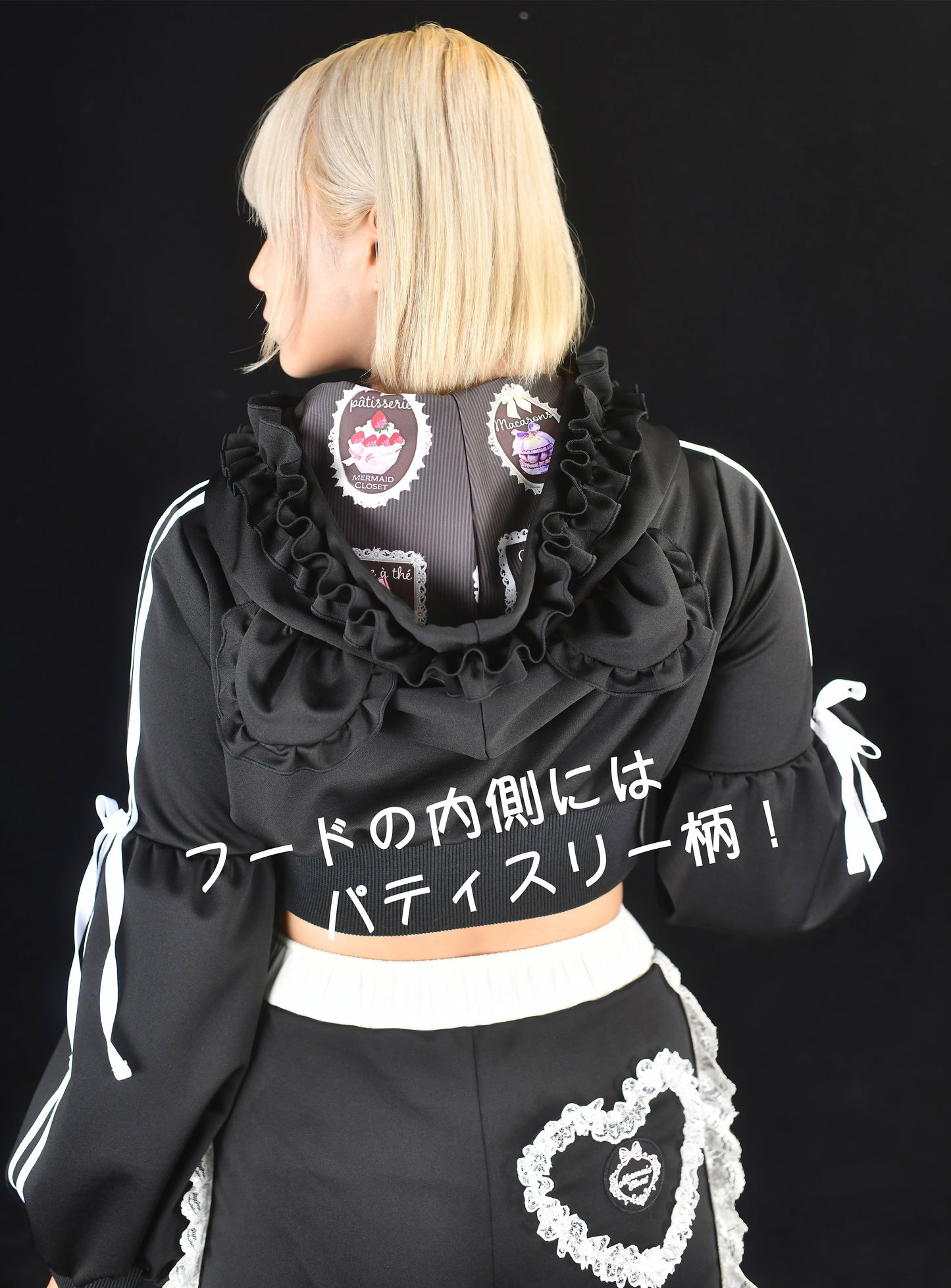 ショート　フーディー（Short Hoodie)-042　予約販売受付中　7月下旬お届け予定